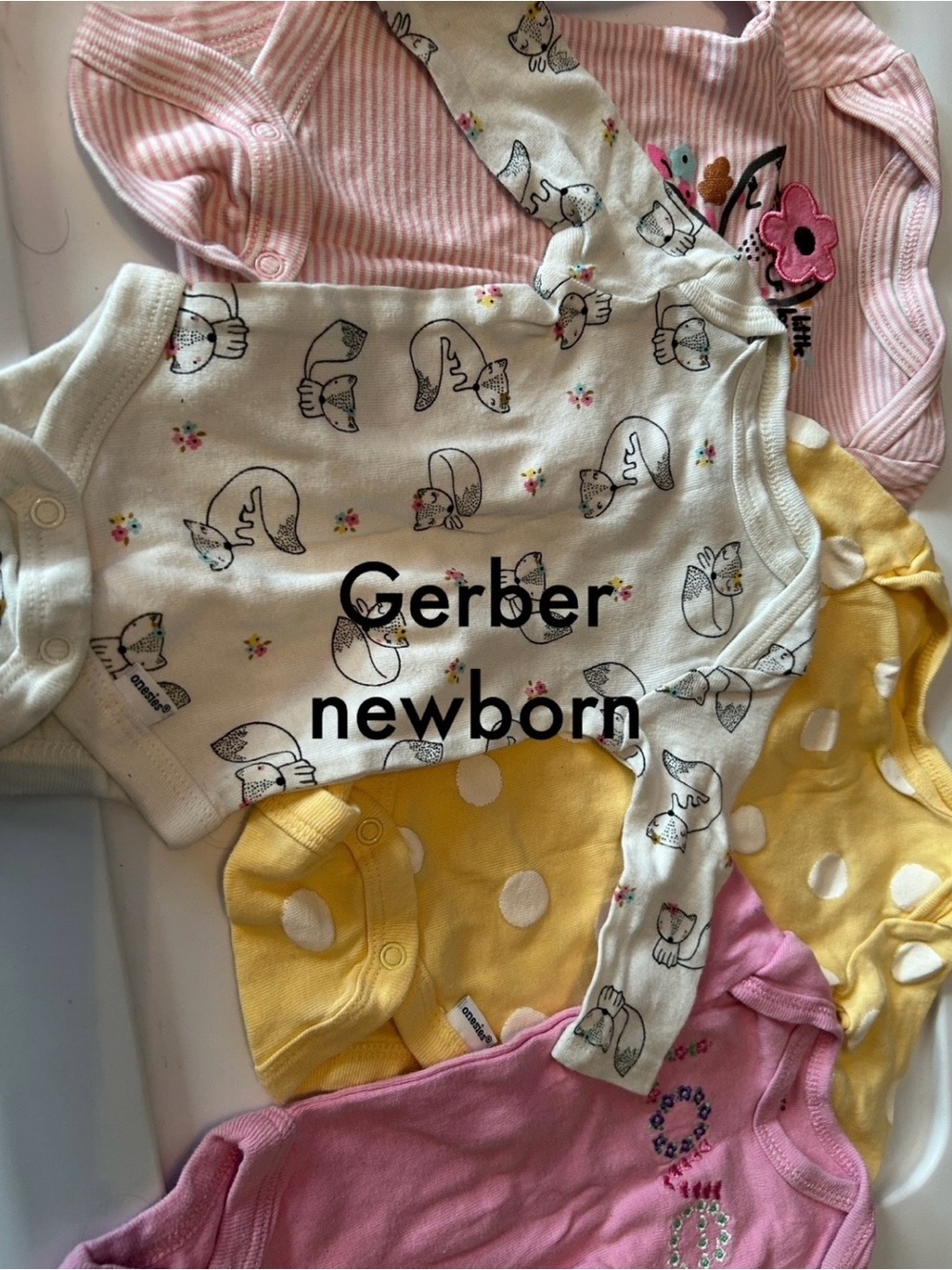Gerber bodysuits